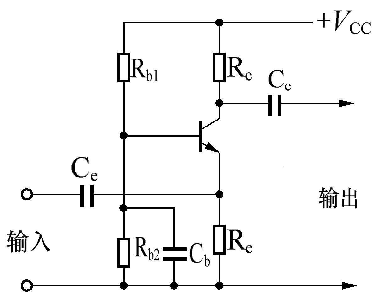 MC1-1150 题图：共基极放大器电路