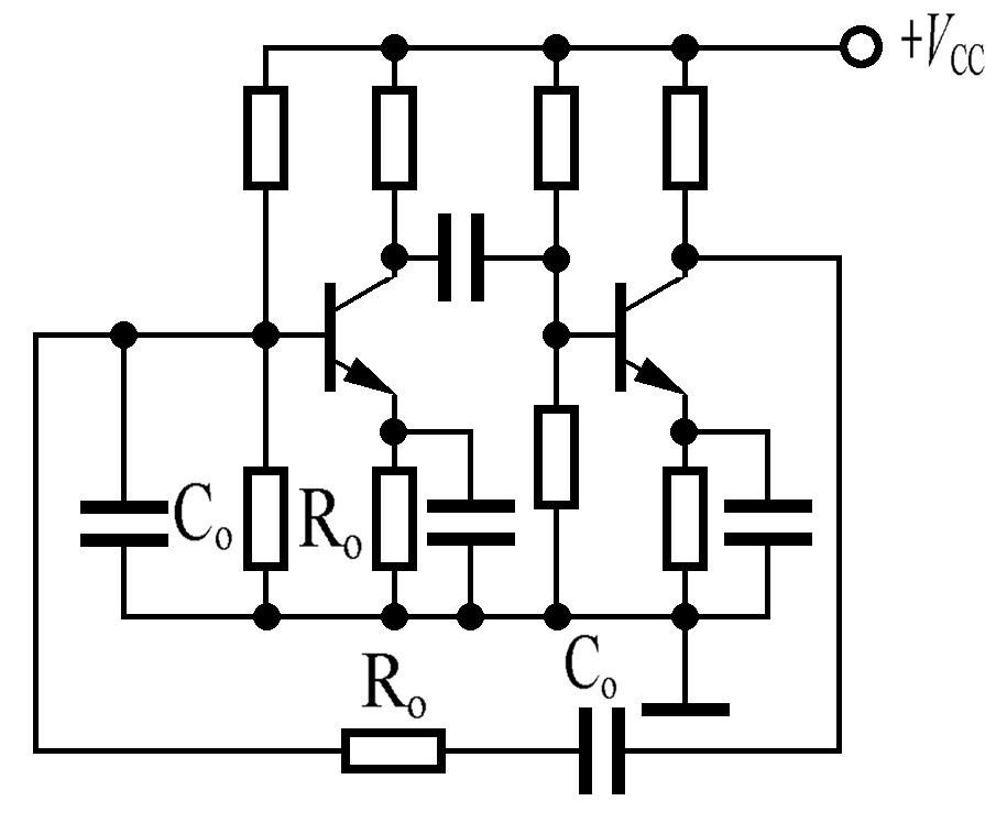 MC1-1173 题图：RC 反馈式振荡器电路
