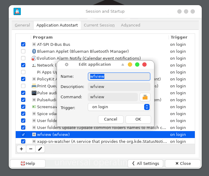 在 armbian 和 xfce 中添加启动应用程序