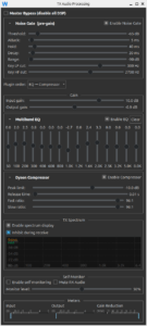 wfview transmit audio processor (DSP)