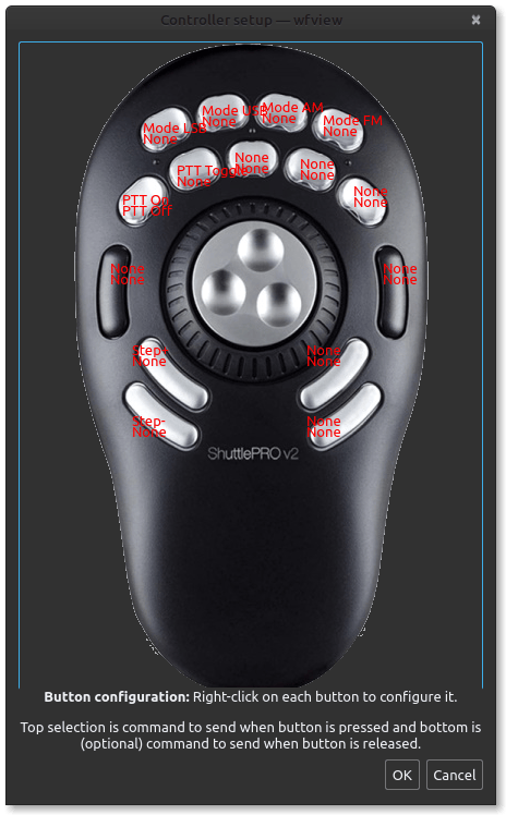 wfview 的 ShuttlePRO V2 设置