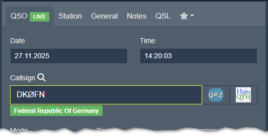 Live QSO 1