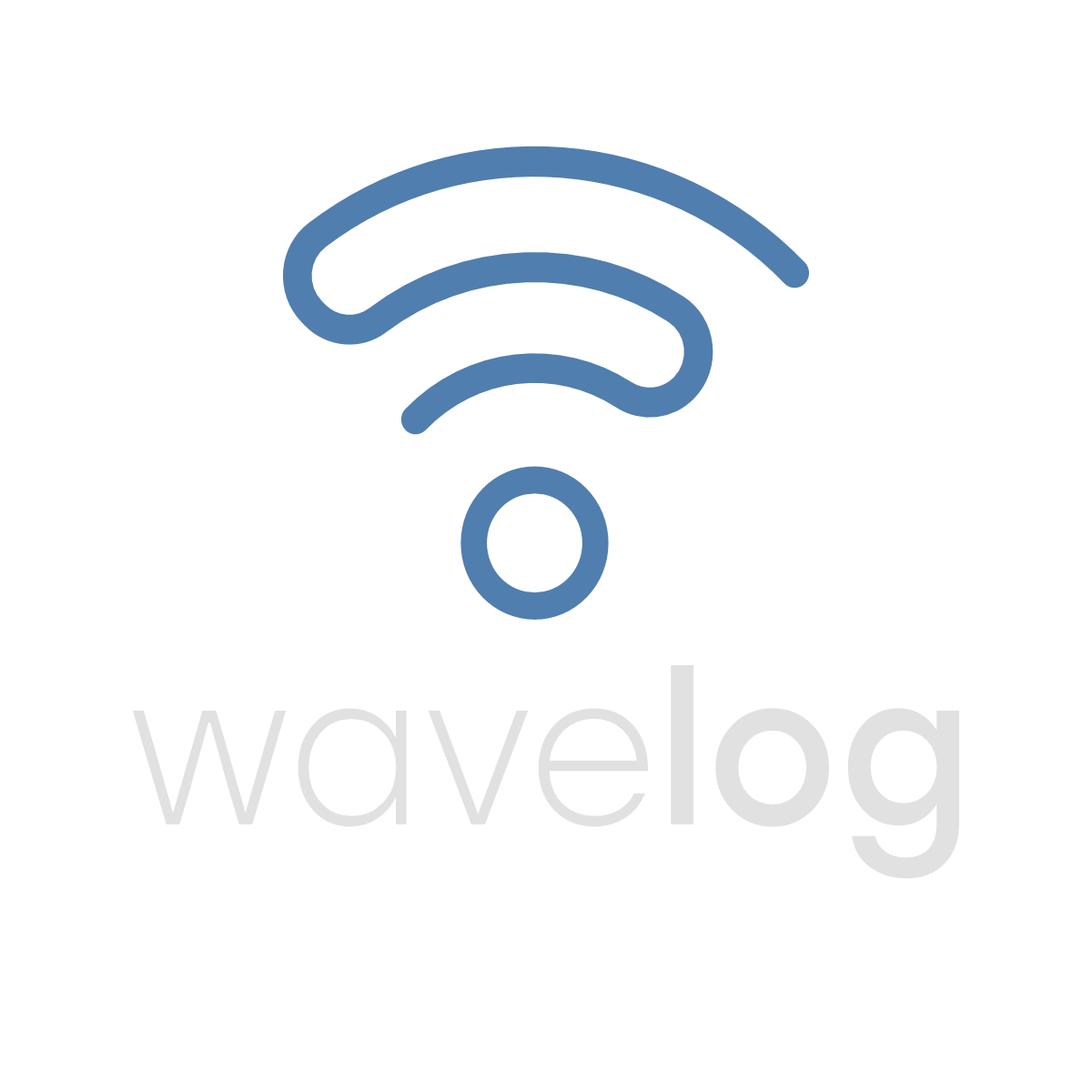 Wavelog 徽标（深色模式）